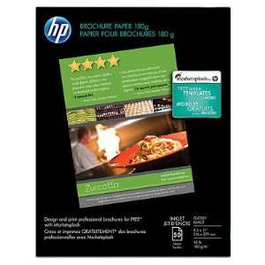 HP Brochure and Flyer Paper   Letter   8.5 x 11   48lb   Glossy   50 