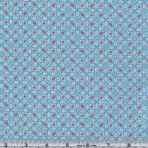  45 Wide Full Moon Forest Leaf Star Blue Fabric By The 