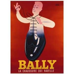  Bally   Poster by Morvan (18x24)