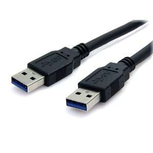  StarTech SuperSpeed USB 3.0 Cable A to A M/M   6 feet 