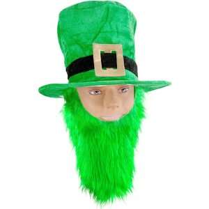  Green Velvet Top Hat With Beard Toys & Games