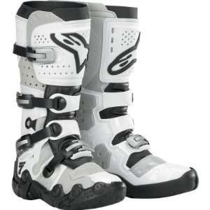  Alpinestars Tech 7 Supermoto Boots , Color White, Size 9 