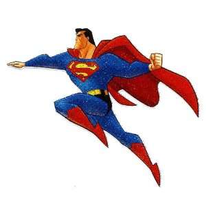 SUPERMAN flying in cape Super Hero DC Comic Heat Iron On Transfer for 