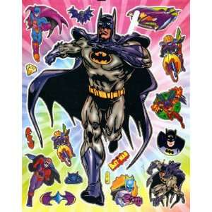  Batman cape superhero DC Comics bats Sticker Sheet BL100 