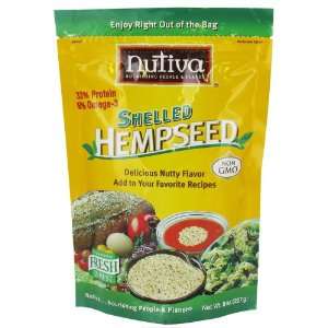  Nutiva Non GMO Shelled Hempseed 8 oz. pouch Health 