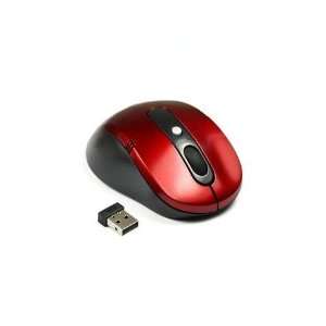  Super 2.4g Wireless Optical USB 5 Buttons Mouse *Red 