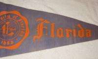 University of Florida Gators UF Vintage Football/Basketball Pennant 