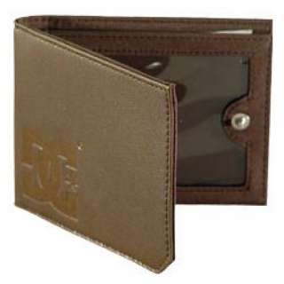 DC SHOES Genuine Leather Wallet Brown DCSHOECOUSA NEW 687299190805 