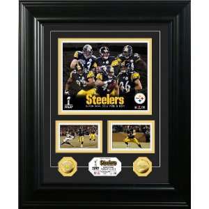  Pittsburgh Steelers Super Bowl XLV Marquee 24KT Gold Coin 