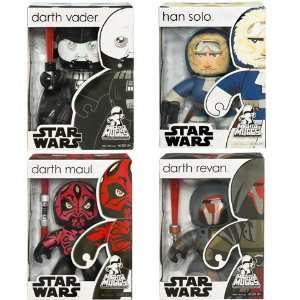  STAR WARS MIGHTY MUGGS WAVE 7 SET OF 4 Toys & Games