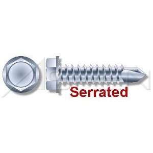   No Slot Steel, Zinc Plated Serrated Standard Point Ships FREE in USA