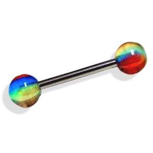  14 gauge Rainbow Barbell #C78