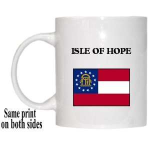  US State Flag   ISLE OF HOPE, Georgia (GA) Mug 
