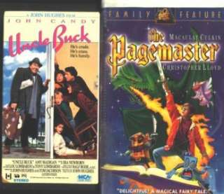 Macaulay Culkin VHS The Pagemaster Uncle Buck  