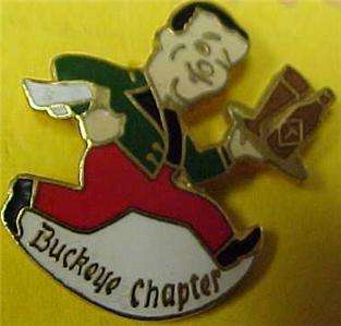 Buckeye Chapter Beer Lapel Tack Pin 10364C  