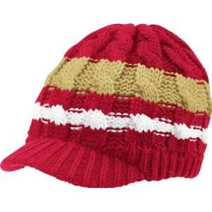    San Francisco 49ers Womens Cable Visor Knit Hat