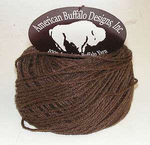 American Buffalo Products 100% Buffalo Bison Yarn  