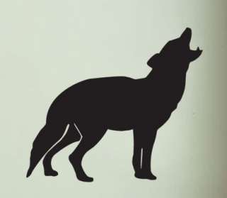 Vinyl Wall Decal Sticker Howling Wolf 35x40 Big  