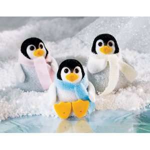 Calico Critters Fuzzy Penguin Triplets
