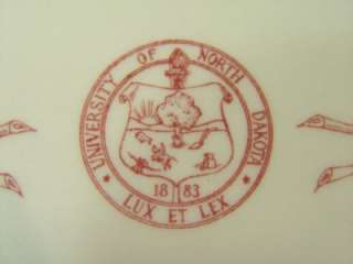 Wedgwood University of ND UND Old Main 1883 Coll Plate  