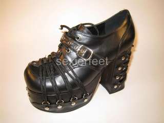 Demonia Charade 26 28 30 31 32 34 35 Mary Jane Heel Platform Shoes 