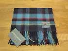 LYLE & SCOTT 100% CASHMERE SCARF   Blue/Red/Yellow Check