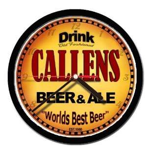  CALLENS beer and ale cerveza wall clock 