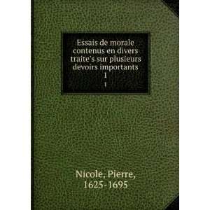   sur plusieurs devoirs importants. 1 Pierre, 1625 1695 Nicole Books