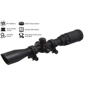  Leapers 3 9x32 Rifle Scope, Illuminated Mil Dot Reticle, 1 