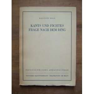   Philosophische Abhandlungen, 5) . Balduin Noll  Books
