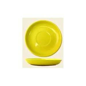 International Tableware, Inc. Cancun Yellow Narrow Rim Saucer   6in 