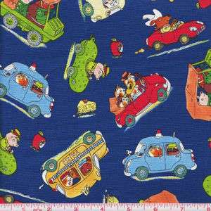Quilting Treasures BUSYTOWN by Richard Scarry 45503 N Navy By the Yard 