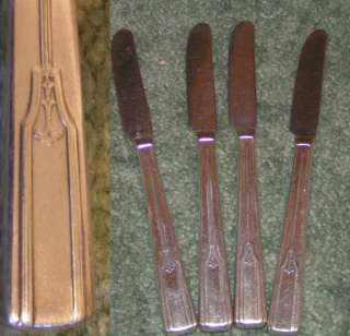 VINTAGE WM ROGERS EXTRA SILVER PLATE BUTTER KNIVES  