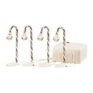  North Pole Candy Cane Lamp Posts (Set of 4)