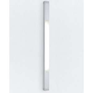  Two square strip wall sconce silver   Catalog featured 