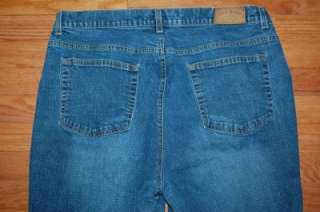 Womens Izod dark stonewash bootcut denim jeans size 16  