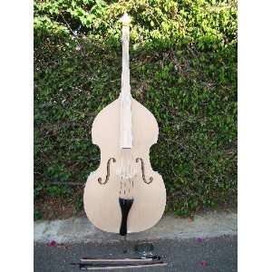  RUGERI RB120U 3/4 SIZE UNPAINTED STRING BASS WITH HARD 
