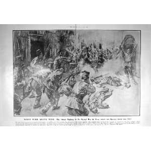  1909 STREET FIGHTING GRAND DE PERA CONSTANTINOPLE WAR 