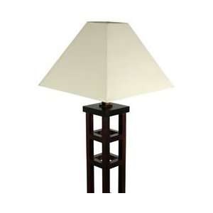     5ft. (62) Tall Mosko Scandinavian Design Wood Floor Lamp   Walnut