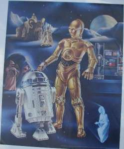 Star Wars Droids 1978 Movie Poster C3PO R2D2 Dawn Soap  