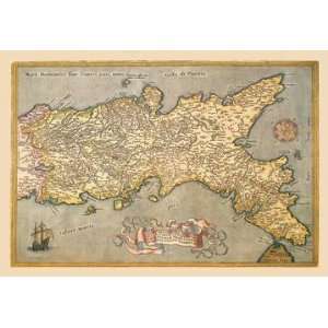  Exclusive By Buyenlarge Map of Southern Italy 20x30 poster 