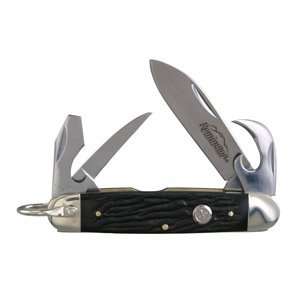  Remington   Sportsman, Campers Knife, Black Delrin Handle 
