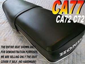   CA72 Replacement seat cover for Honda C72 C77 Dream 250 305 Black 119A