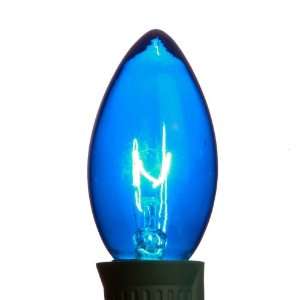  C9 Opaque Bulbs; Blue; Box of 25