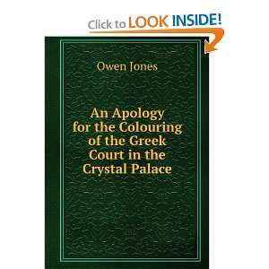   Colouring of the Greek Court in the Crystal Palace Owen Jones Books