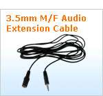 5mm Male to Female Stereo Audio Extension Cable 16 FT  