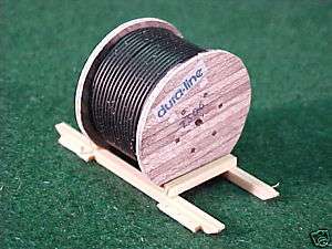 OLD CABLE SPOOL W/ BLACK CABLE #11293  