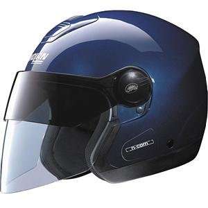    Nolan N42 Solid N Com Helmet   Large/Atlantic Blue Automotive