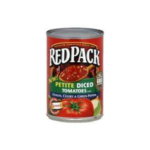 Red Pack Petite Diced Tomatoes with Onion, Celery & Green Pepper,14.5 