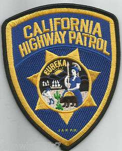 California Highway Patrol   Eureka shoulder police patch (fire)  